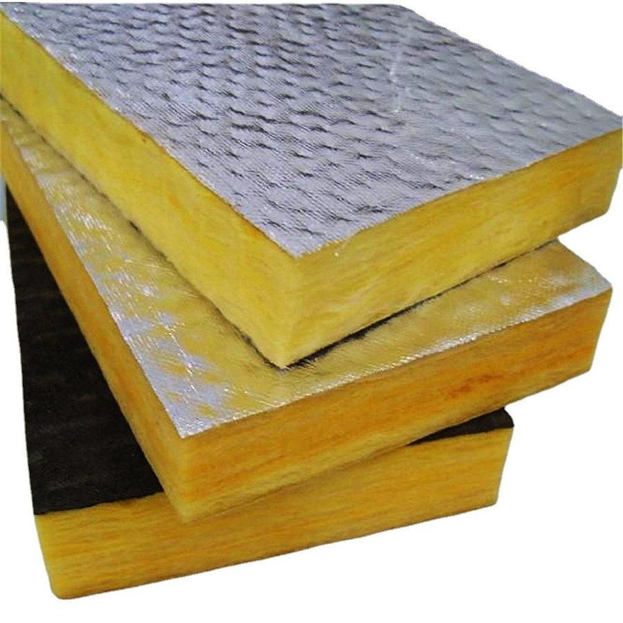 Aluminum Foil Fiberglass Wool Blanket Thermal Insulation Glasswool Roll Glass Wool Sheets