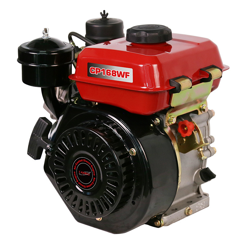 168f Horizontal Diesel Engine Small Mini 4 Stroke Air Cooled Single Cylinder Manual or Electric Start Diesel Power Engine