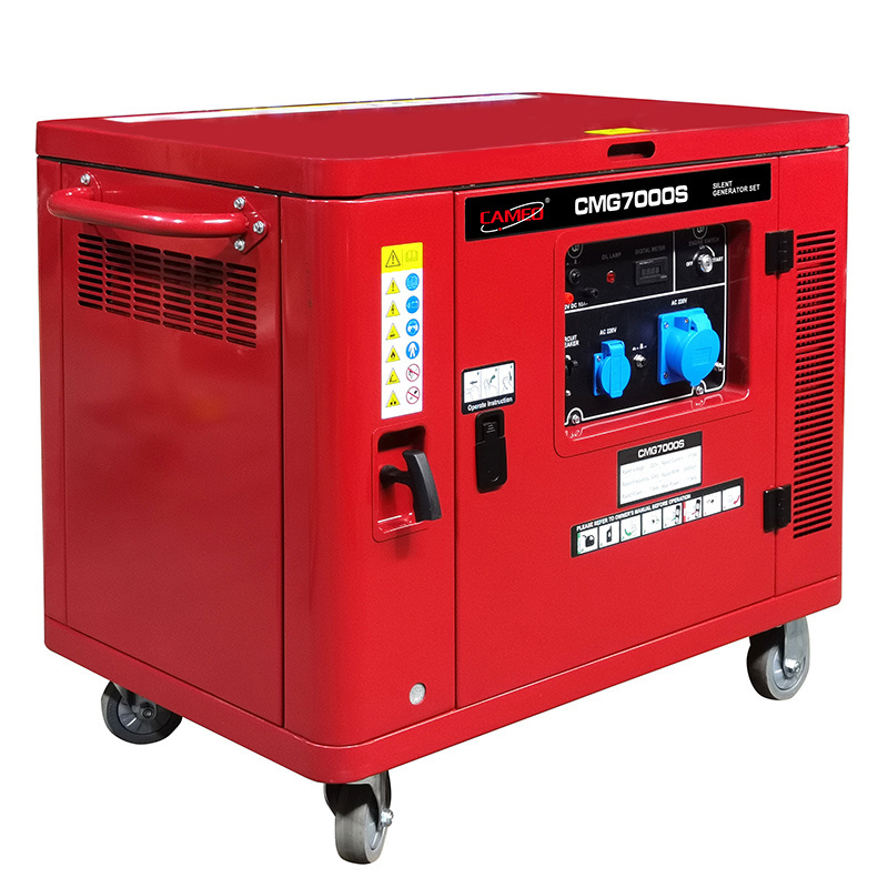 China Manufacturer 5000W 5000 watt easy power gasoline Silent generator