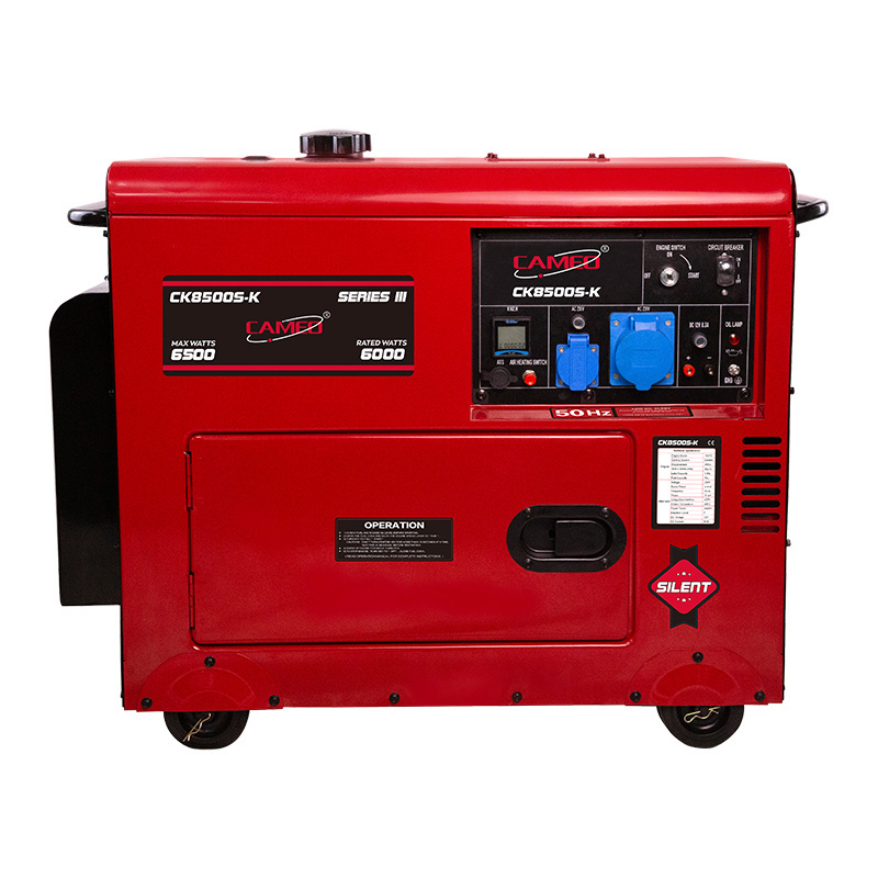 Cameo 5 5.5 6 6.5 7 7.5 8 8.5 kva small portable silent diesel power generator set price