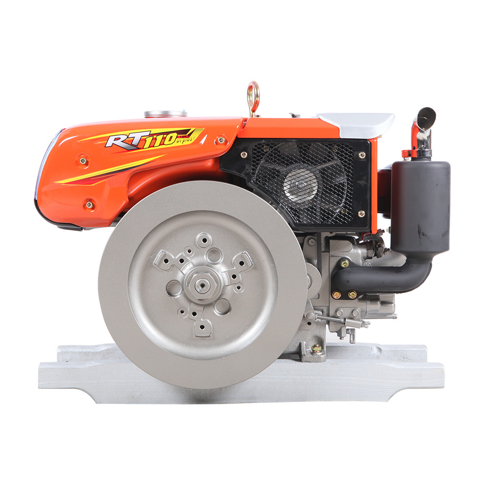 Rt110 10HP Kubota Type Water Cooled Diesel Engine 598cc Single Cylinder Diesel Engine for Farm