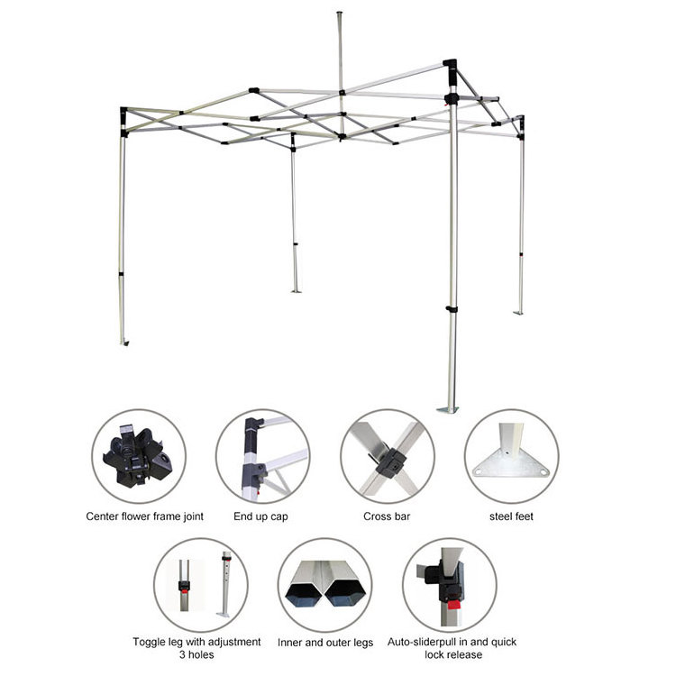 Printed Display Tents Manufacturer Canopy Commercial Instant Gazebo Pop Up waterproof Exhibition tents