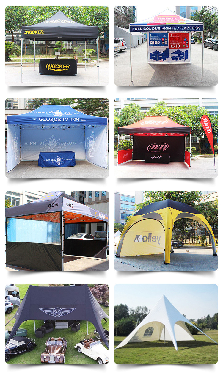 10X10 10X20 Gazebos Canopy Pop Up Tents Advertising Logo Outdoor Trade Show Tent Exhibition For Event