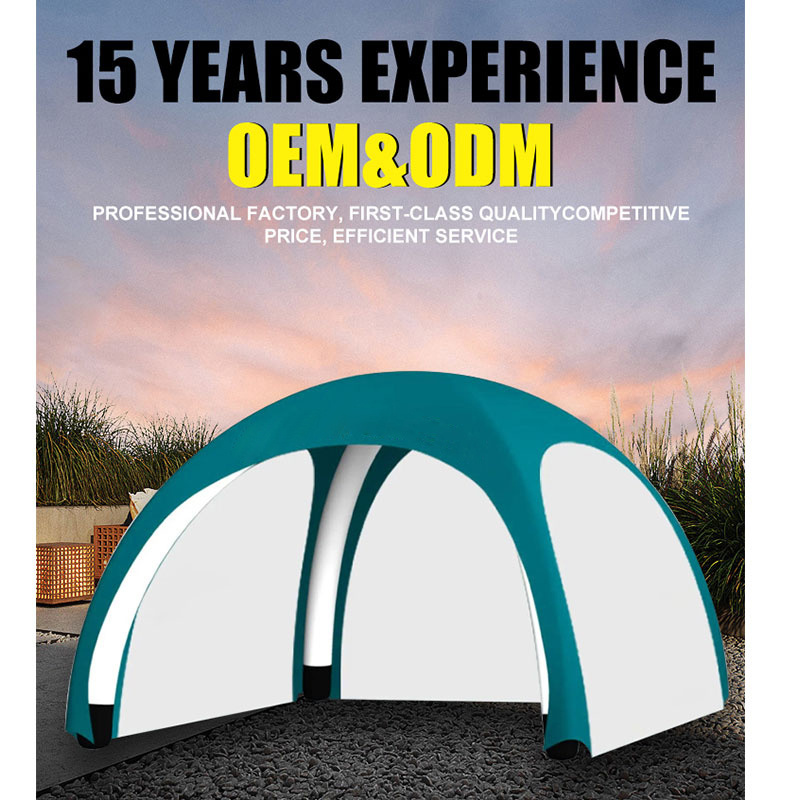 Customized Pvc Advertise Inflatable Tent With Electric or Extra hand pump