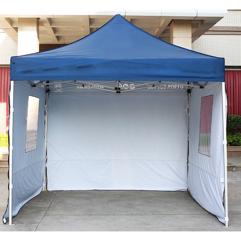 Custom Made Printed Folding 3X3 10X10 Toldo Plegable Aluminum Frame Pop Up Tents Marquee Gazebo Trade Show Tent With Wall