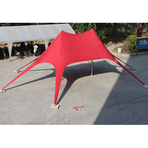 Big Outdoor Hexagon Star Shape Waterproof Spire Canopy Tent Luxury Sun Shade Canvas Beach Event Tent For Shelter