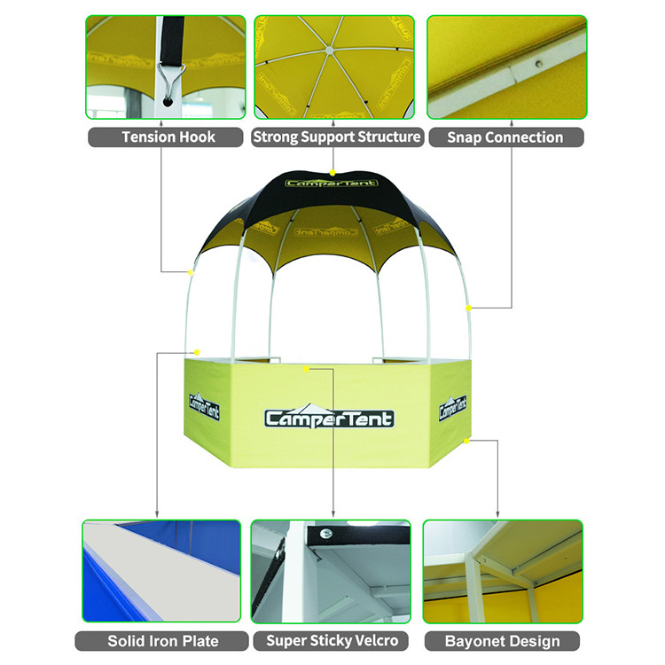 Custom Design Folding Tents Pop Up Canopy Tent Market Promotional Gazebo