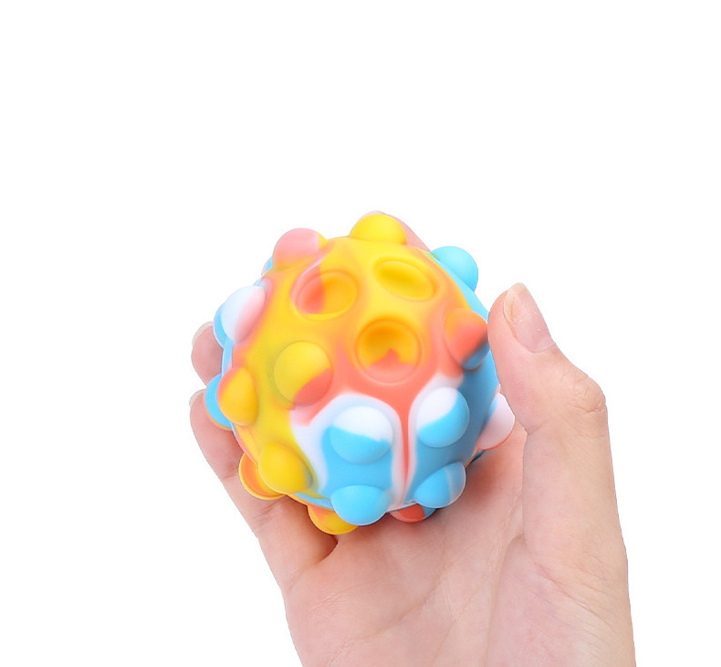 2024 AMZ hot sensory fidget toys set stress relief push pop bubble pop fitness stress ball fidget toy Push Bubble Ball