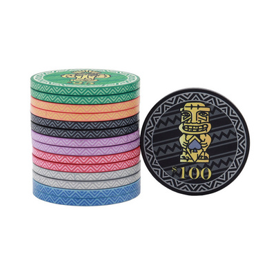 poker chips holder/ceramic 10g poker chip/1000 poker chips case