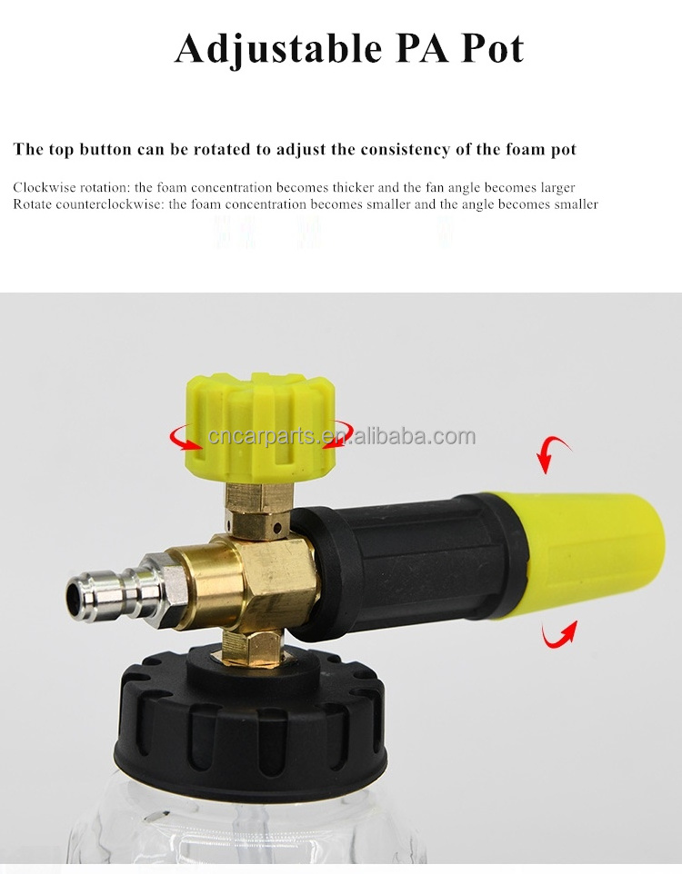 car detail cleaning soap sprayer foam cannon for high pressure Car Wash