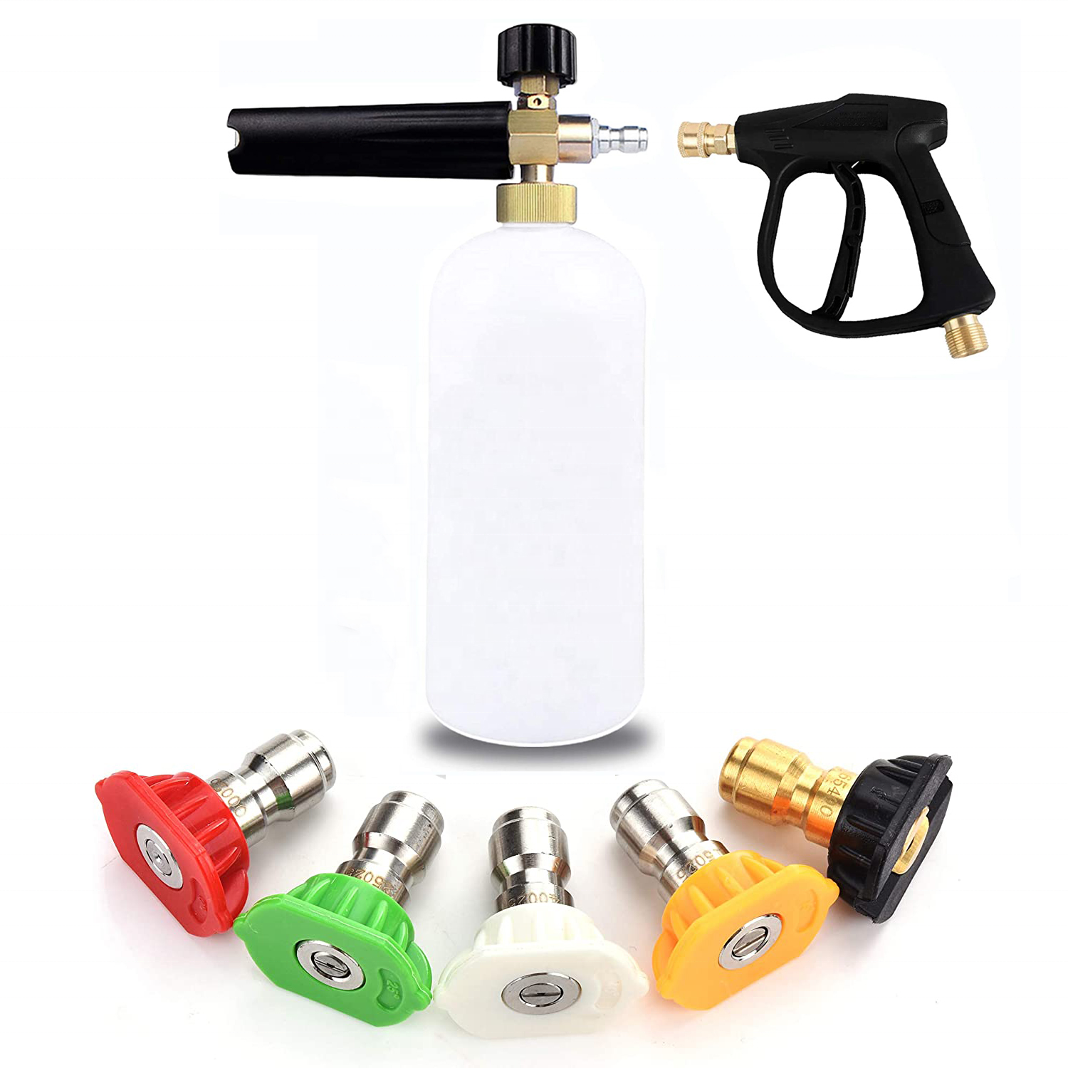 Adjustable Foam Cannon I Liter Bottle Snow Foam Lance Fit 1/4