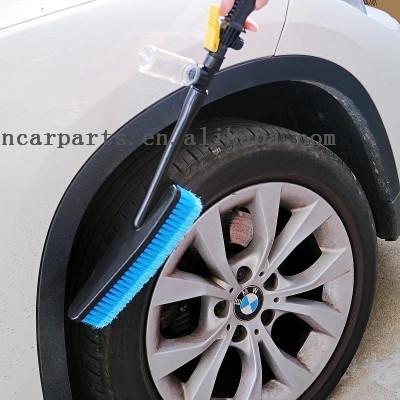 Auto detailing car cleaning wash tire brush with handle