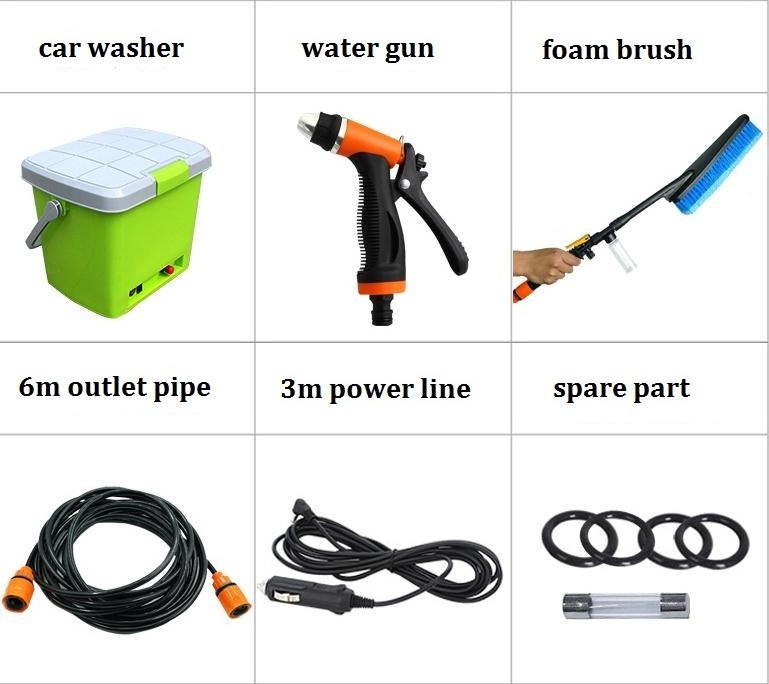 Mobile Portable Car Wash kit 20L Rechargeable Car+washer