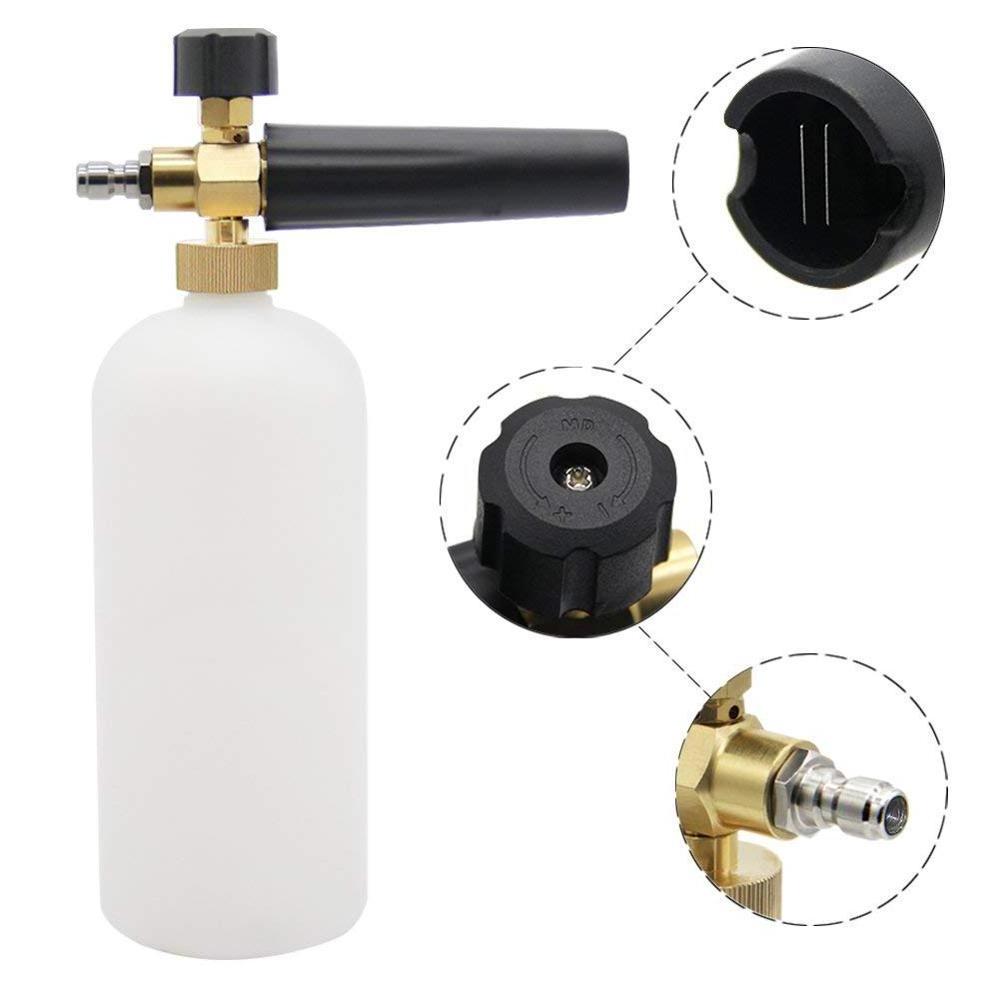 Adjustable Foam Cannon I Liter Bottle Snow Foam Lance Fit 1/4