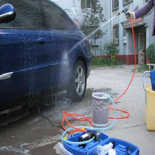 Automatic 12 volt dc car washer with mini DC diaphragm pump