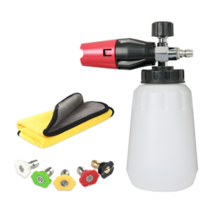 foam cannon nozzle car washing High pressure foam lance with different color bottles and nozzles