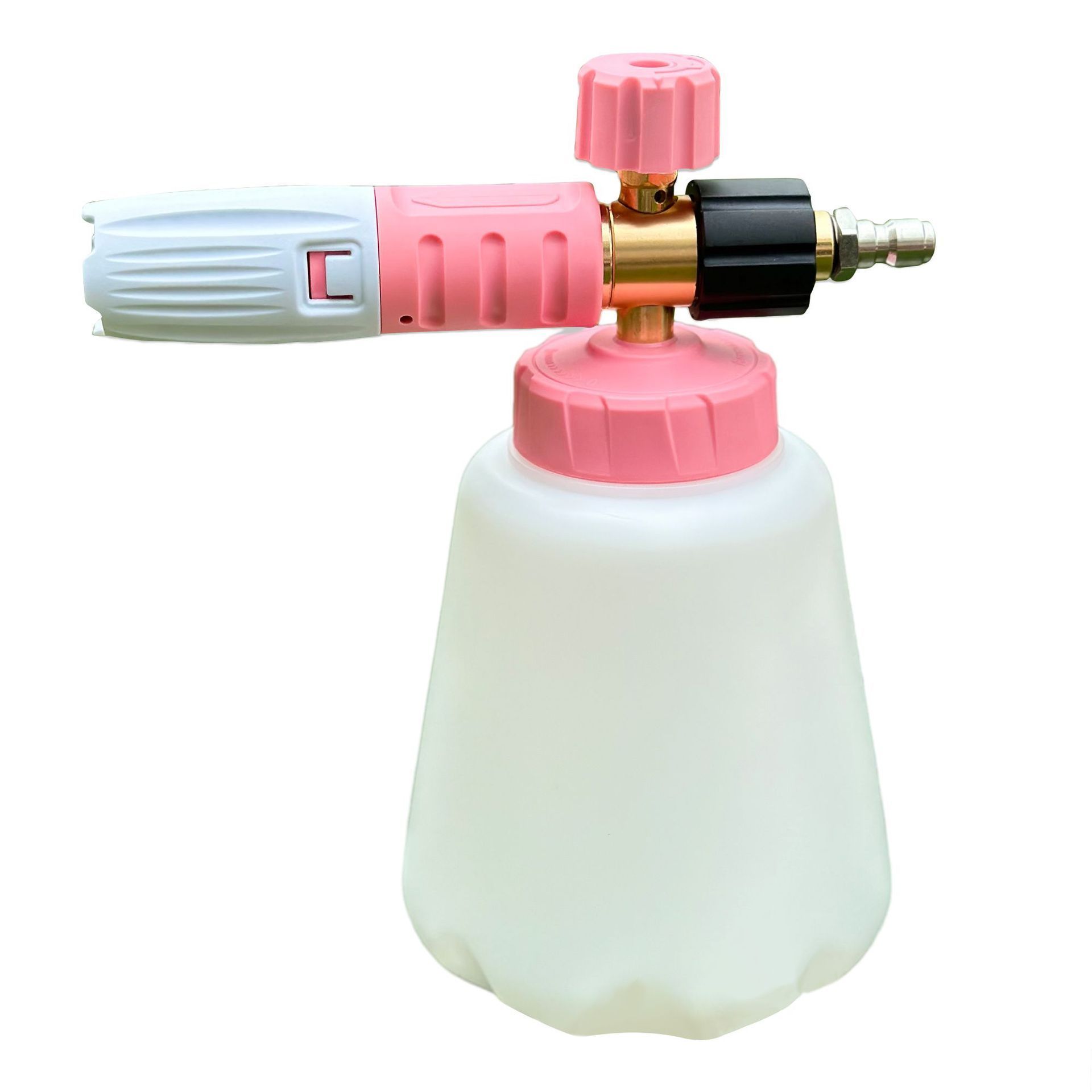 wholesale premium car detailing soap products hand pump water gun pressure snow foam sprayer with pink spray bottle