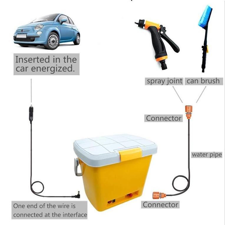 car washer self service car wash equipment with 20L water tank