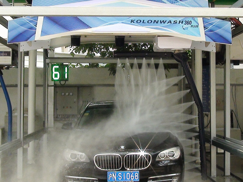 360 plus computer intelligent full-automatic car washing machine and equipment manufacturer's trackless high-voltage contactless