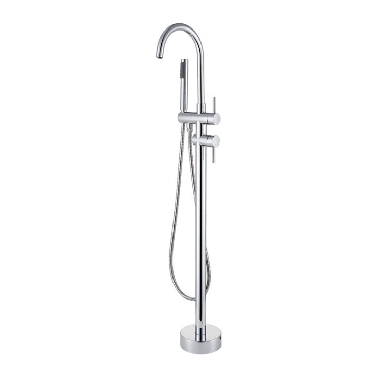 Bathroom bathtub faucet  Mixer Shower OEM Brass floor stand mounted bath tap with Australia watermark wels