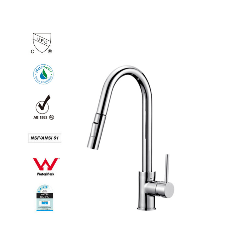 American Canadian Cupc  Brass Kitchen Water Faucet kitchen sink Brush Nickel faucet