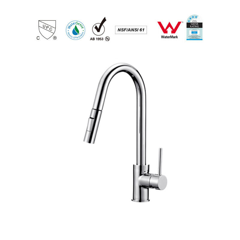 American Canadian Cupc  Brass Kitchen Water Faucet kitchen sink Brush Nickel faucet