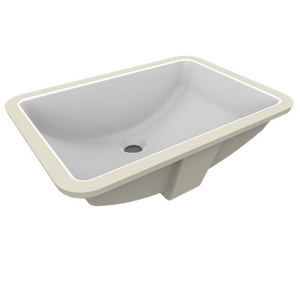 Ceramic sink, undercounter wash basin, square washing sink