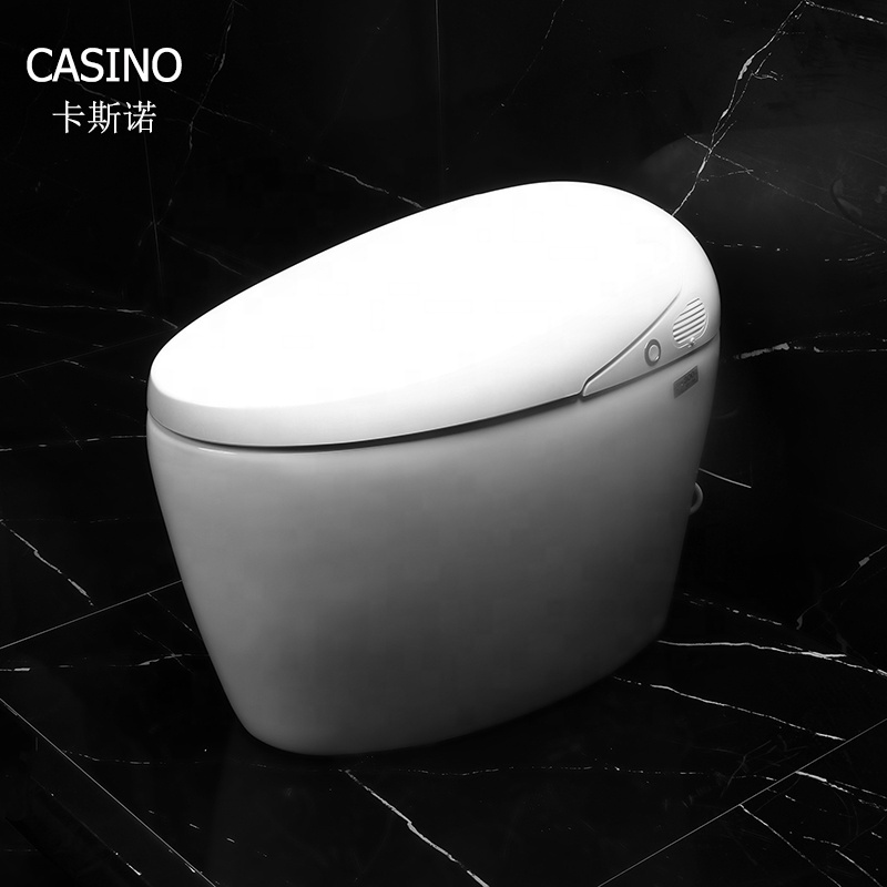 Foshan One Piece Freestanding Bathroom Ceramic Smart Wc Intelligent Toilet  With Bidet Toilets