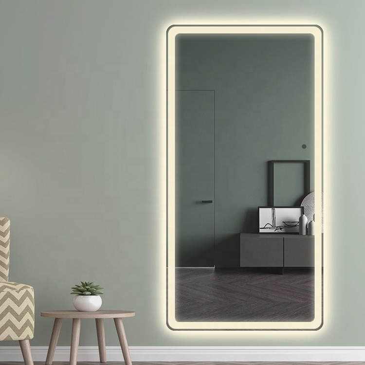 Mirror Wall Mounted Smart mirror with Led light for bathroom vanity mirror