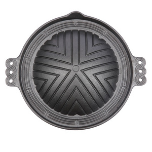 11" Non-stick Cast Iron Thailand Mookata Pot