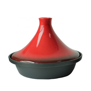 Cast iron enamel tagine pots with ceramic lid tagine/tajine