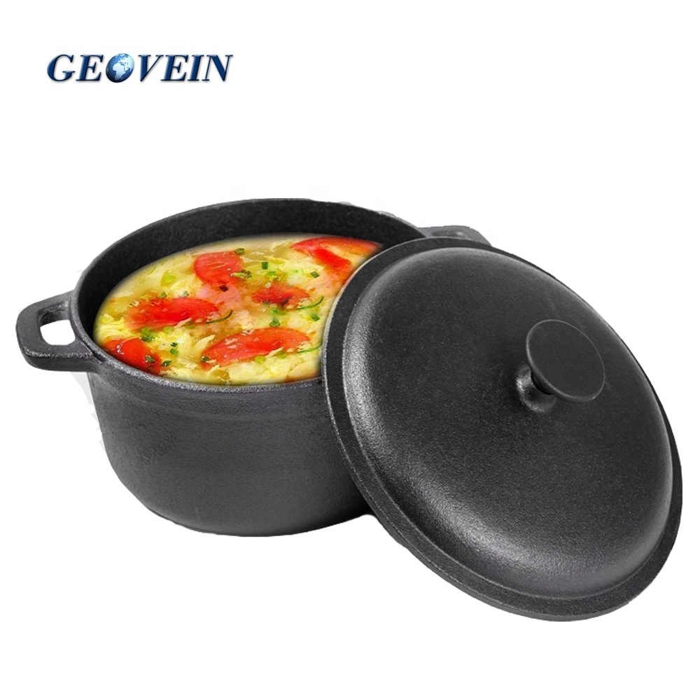 Mini Cast Iron Camping Pot Biryani Cooking Pot