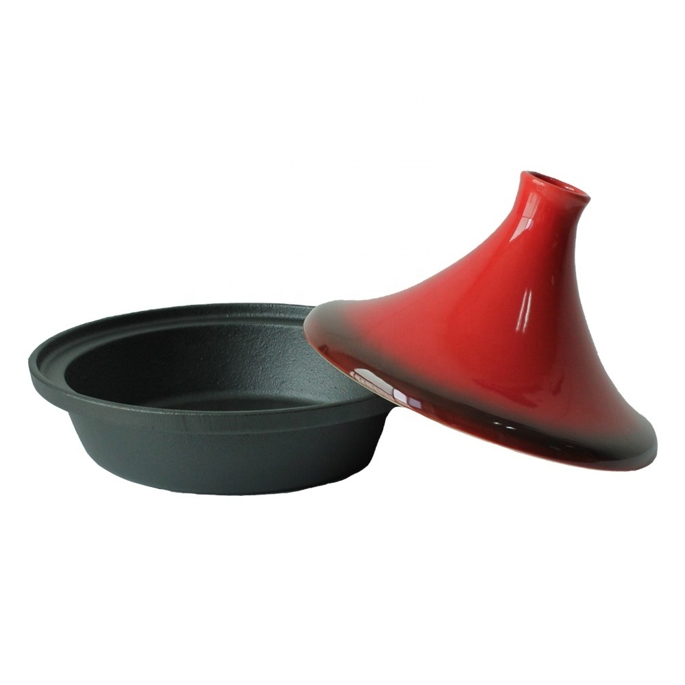 Cast iron enamel tagine pots with ceramic lid tagine/tajine