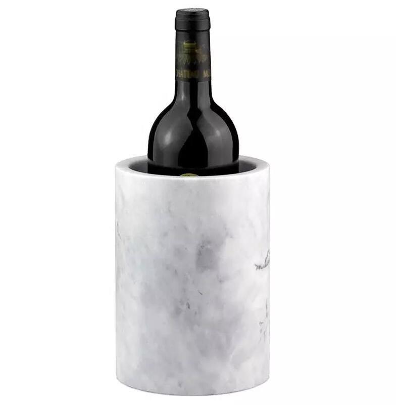 Ideal Gift Choice Stone Kitchenware Natural Ice Cooler Marble Champagne Cooler Wine Chiller Bucket