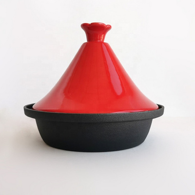 Cast iron enamel tagine pots with ceramic lid tagine moroccan dish Tajine pot cookware induction bottom