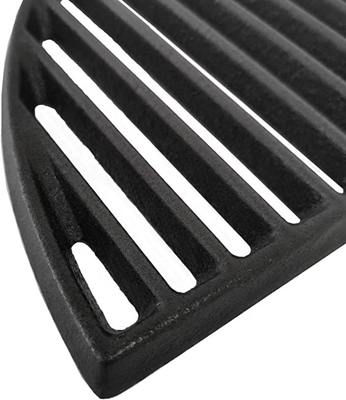 Preseasoned Half Moon Kamado Grill Accessories Cast Iron Fire Grates