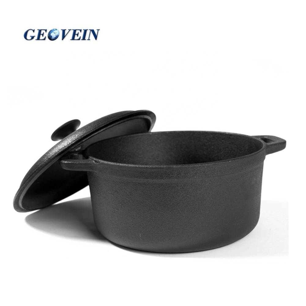 Mini Cast Iron Camping Pot Biryani Cooking Pot