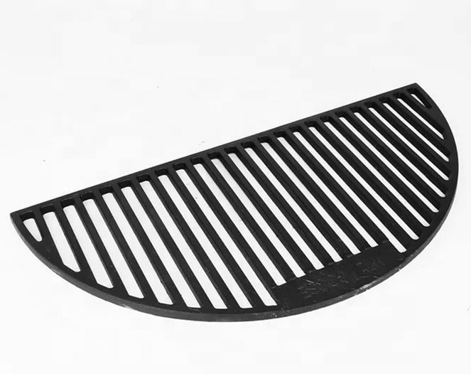 Preseasoned Half Moon Kamado Grill Accessories Cast Iron Fire Grates