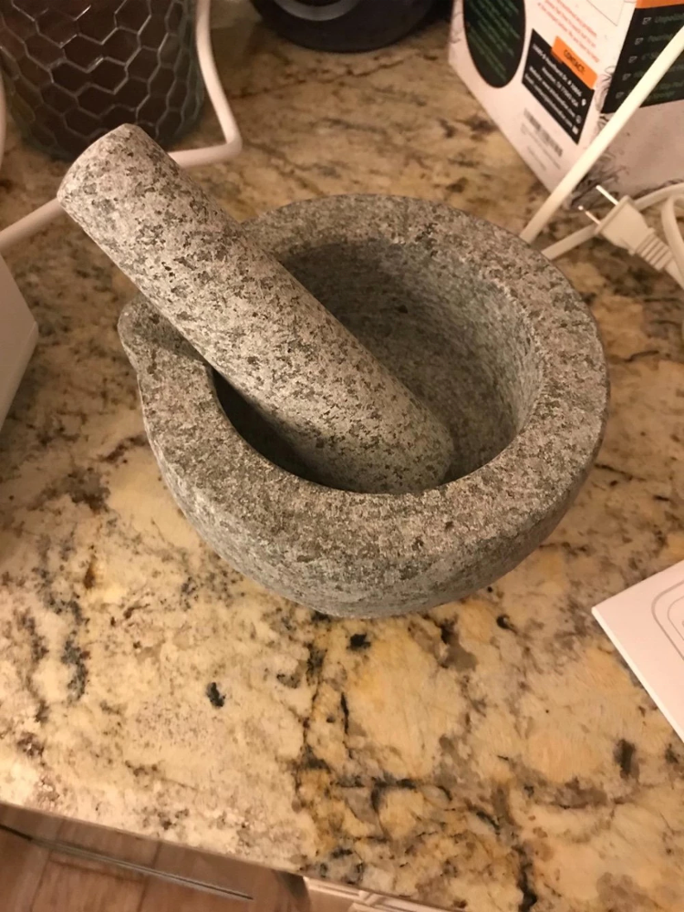 Factory price granite mortar and pestle set kitchenware natural stone marble grinder