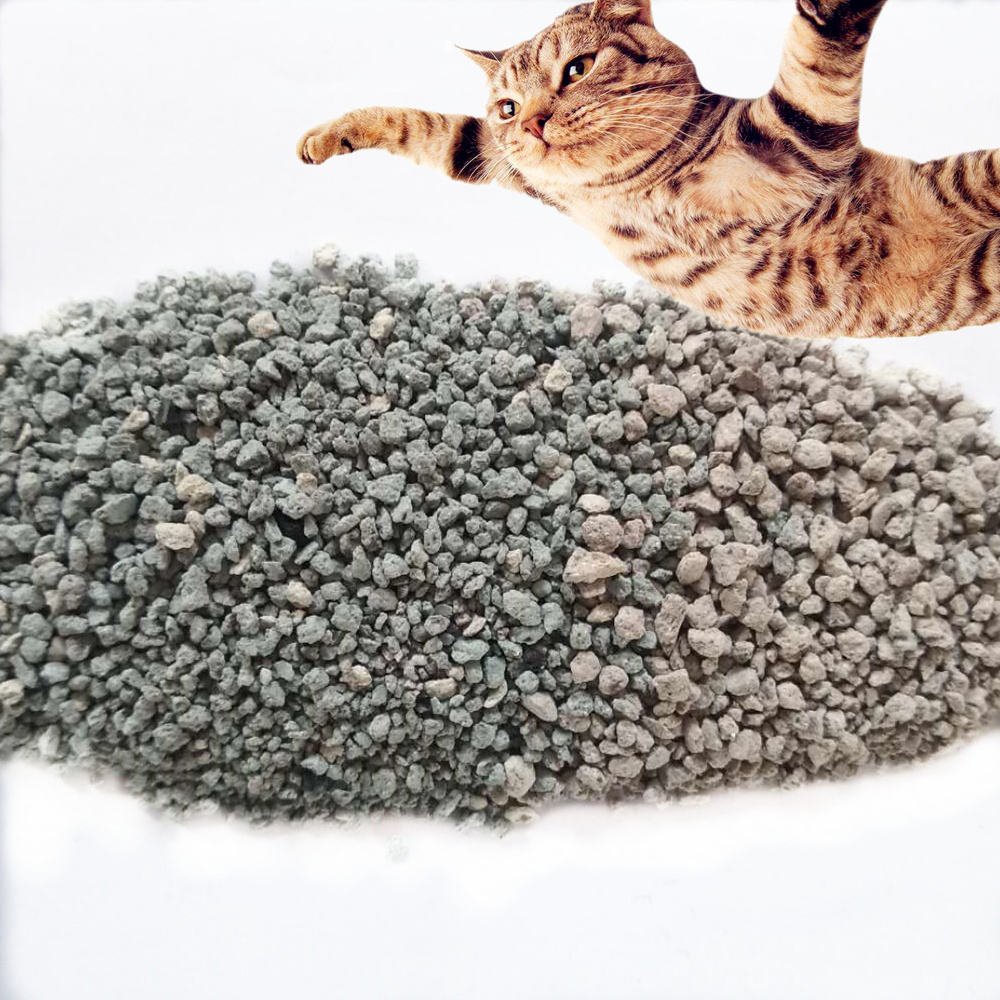 pet cat litter box used deodorization crush bentonite cat litter sand