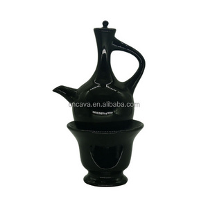 ethiopian popular ceramic coffee pot customized porcelain jebena ethiopian coffee pot