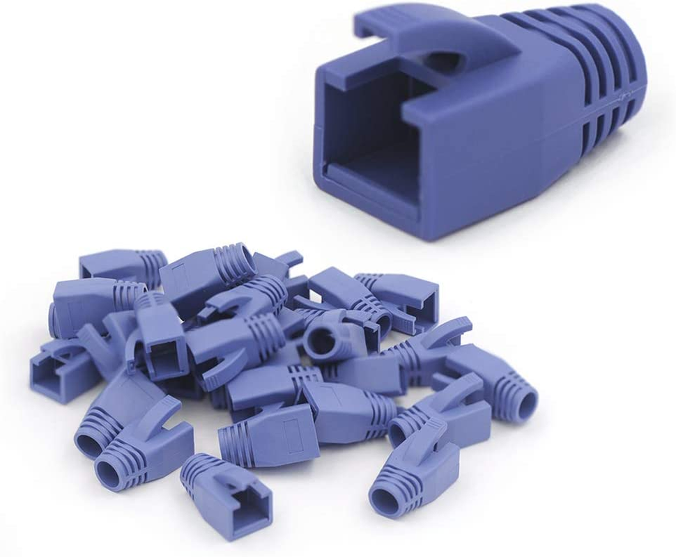 RJ45 Blue Strain Relief Boot for 22AWG~23AWG Wire Plug