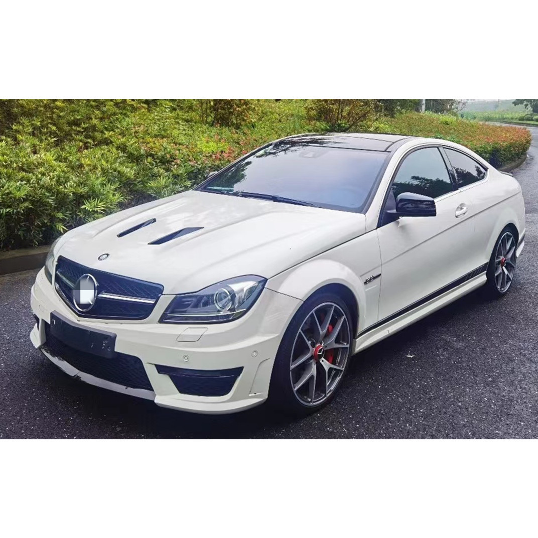 Body Kit Mercedes Benz C CLASS W204 upgrade to c63 front bumper rear bumper hood,fenders,side skirts headlights taillights