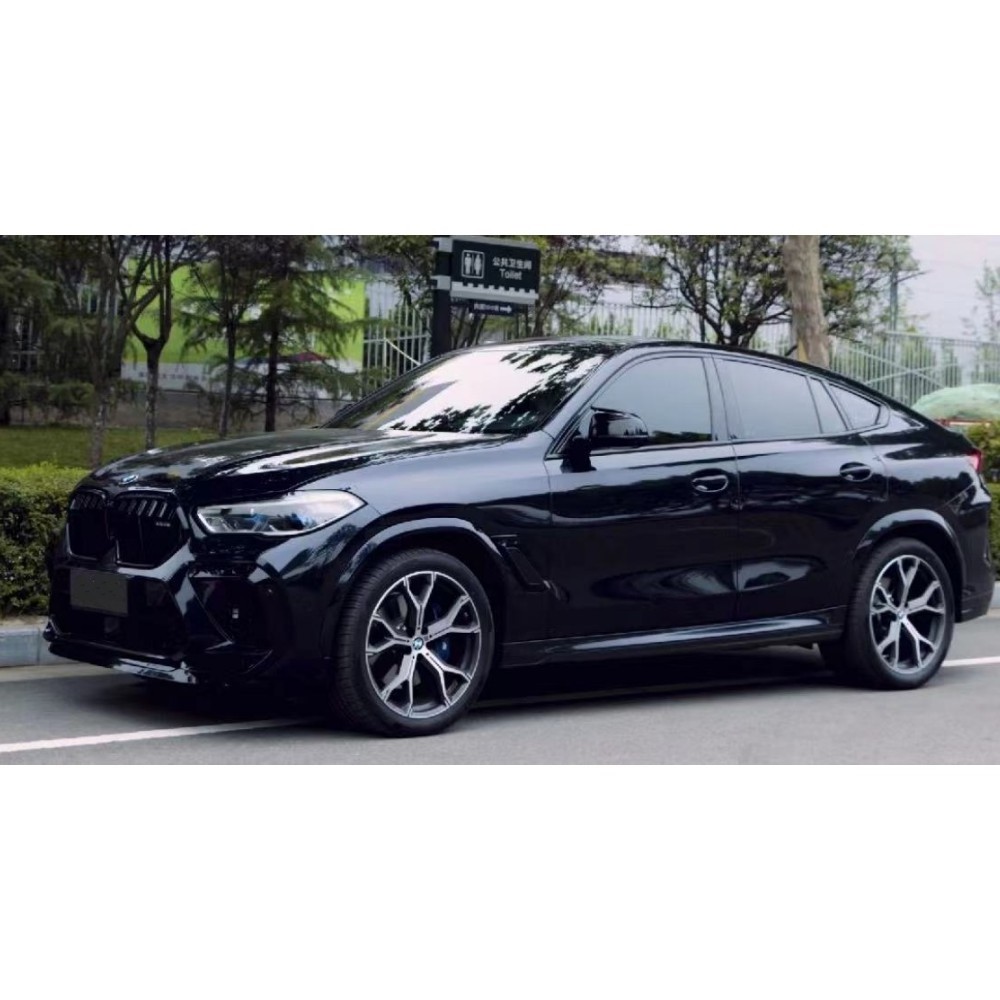 Car Body Kits For BMW X6 G06 Upgrade X6M Front bumper Rear Bumper With Grille grill Wheel Arch Rear Diffuser With Tip