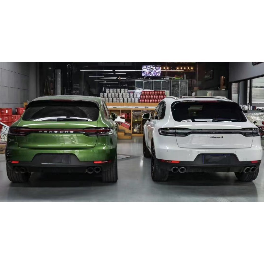 Genuine Bodykit for Porsche Macan old upgraded new rear cover + through tail light  Porsche Macan