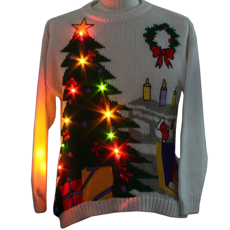 wholesale custom xmas funny knitted ugly christmas  jumper sweater unisex