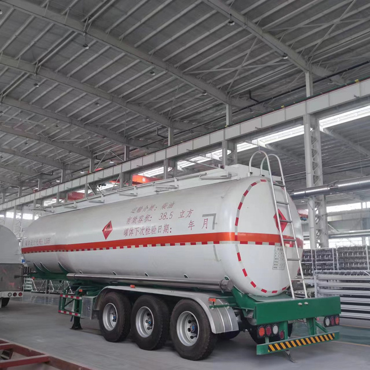 Asme 3 Axles Lpg Gas Tank Propane Transport Road Tanker Semi Trailer Truck For Sale