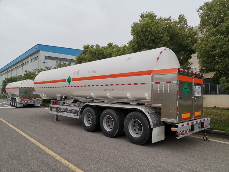 25 Ton Lpg Tanker Semi trailer 50m3 25mt Liquid Lpg Tanker Truck