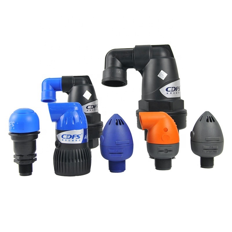 Automatic 1/2 inch air valve for irrigation water treatment system