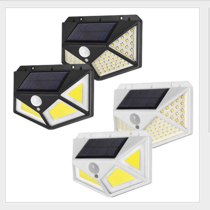 ABS PC material all in one outdoor wall sconce lighting Waterproof IP65 futuristic house wall lamps lights lighting